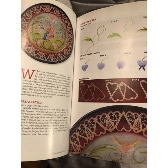 2016 The Decorative Painter Magazine Issue No 1 Broom & Birds Calla Water Lily - Picture 9 of 10